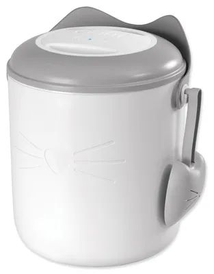 Immagine prodotto di Pixi | CatIt contenitore sottovuoto per gatti | 9,6l / 5,5 kg, 26 x 24,5 x 30,7 cm | con spatola