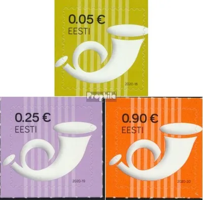 Produktbild von Briefmarken Estland 2020 Mi 988-990 (kompl.Ausg.) postfrisch Posthorn