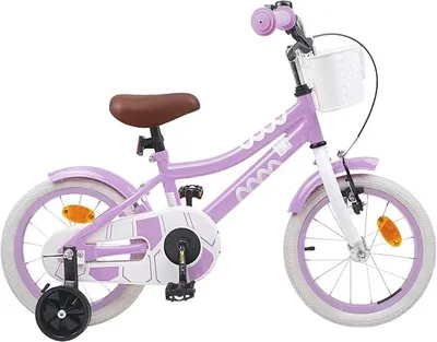 Imagen del producto de Bicicleta infantil de 16 pulgadas, ideal para niños de 4 a 6 años. Bicicleta para niños, tanto para niñas como para niños, con ruedines y cesta
