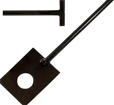 Produktbild von Mörtelrührspaten 200 x 160 mm, mit T-Stiel