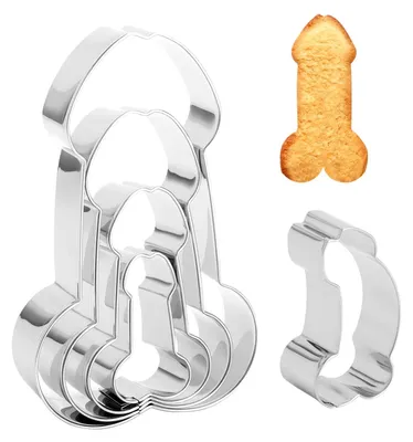 Keksausstecher-Set, 5-teilig, Edelstahl, lustige Formen