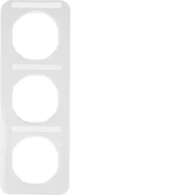 Produktbild von Berker 10132169, Weiß, Thermoplast, Schraubenlos, Berker, Glänzend, R.1
