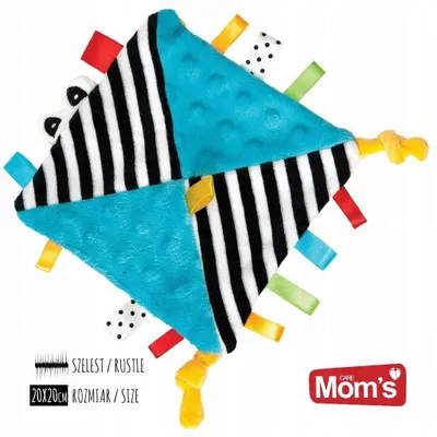 Produktbild von Hencz Toys Sensoryczny Szeleścik Motorikspielzeug Blau für Babys