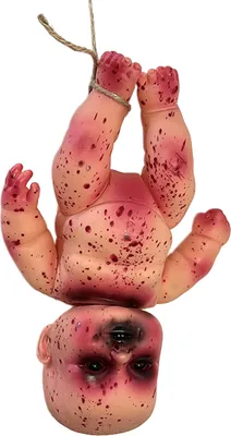 Produktbild von Halloween Zombie Baby Puppe Geisterpuppe Spukhaus Baby Terror Dekoration Spielzeug Gruselige Puppe Halloween Dekoration Spuk Dekoration