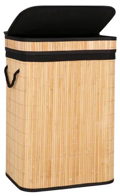 Productafbeelding van Wasmand | 72 Liter | Bruin / Zwart