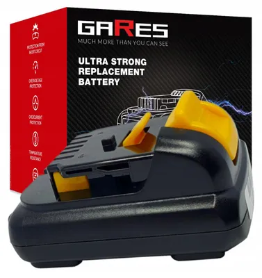 Obrázek produktu pro GARES Akumulátor Baterie pro Dewalt DCF610 DCF815N | 12 V 2Ah | Zesílená série High-Performance | Vysoký výkon |
