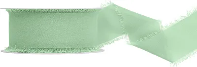 Chiffonband 4cm x 10m Grün
