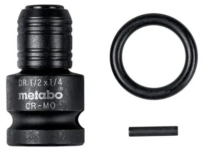 Image de Adaptateur 1/2" à 1/4" METABO 628837000 - Pour visseuse à choc E6,3 - 3 pièces