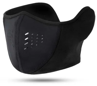 Immagine prodotto di Cappuccio antivento per sci, maschera antivento, scaldacollo, passamontagna, cappuccio da sci, uomo, inverno, caldo, nero