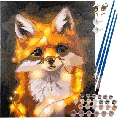 Zdjęcie produktu dla Malowanie numerami 40x50cm - Maaleo fox 22782