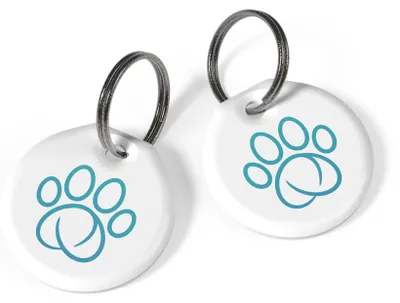 Produktbild von Trixie SureFlap Set mit 2 RFID-Halsbandanhängern ø 2,5 cm, 2 St.