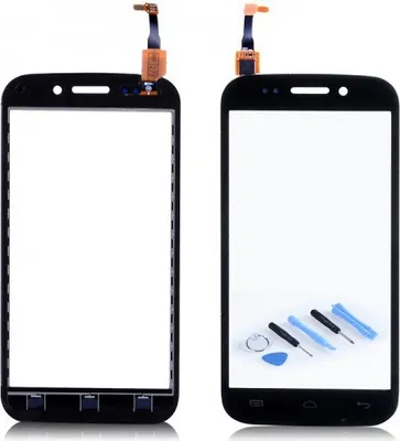 Image de Réparation de la vitre tactile pour Wiko Stairway (digitizer) - Vitre tactile noire