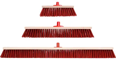 Produktbild von 3 x Straßenbesen Werkstatt Besen Industriebesen 100 / 60 / 30 cm