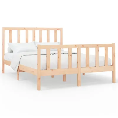 Produktbild von vidaXL Massivholzbett ohne Matratze 140x200 cm Kiefernholz