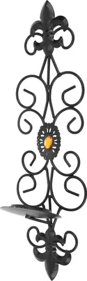 Zdjęcie produktu dla Świeczniki ścienne Retro Diamond Encrusted Candlestick do dekoracji sypialni w salonie