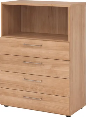 Produktbild von Hammerbacher Regal 3OH 4Schübe Nussbaum/Nussbaum 4032062325148