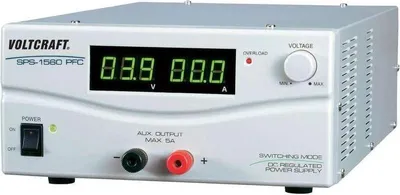 Produktbild von VOLTCRAFT SPS 1560 PFC Labornetzgerät, einstellbar 1 - 15 V/DC 6 - 60 A 900 W Remote Anzahl Ausgänge 2 x
