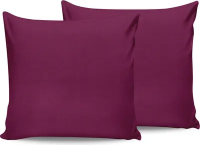 Immagine prodotto di L'Essentiel Linge de Maison, Viola, set copricuscino (2 pezzi) (FR), Viola, 100 % COTONE RANFORCE, 60 x 60 cm