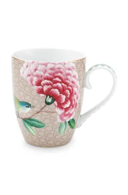 Produktbild von Becher 350ml, Blushing Birds, khaki