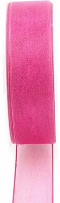 Produktbild von Verzierband OSNA, pink, 50m, 10mm - Organzaband