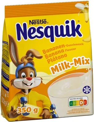 Produktbild von Nesquik Getränkepulver mit Bananengeschmack Nachfüllbeutel 350g