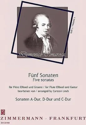 Produktbild von 5 Sonaten Band 2für Flöte (Oboe) und Gitarre