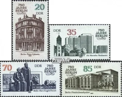 Produktbild von Briefmarken DDR 1987 Mi 3071-3074 (kompl.Ausgabe) postfrisch 750 Jahre Berlin (II)