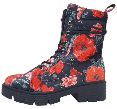Image de Chaussures de ville pour femmes Jana Jana Softline, bottines à lacets, multicolores, pour le quotidien