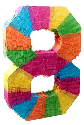 Produktbild von Zahlen-Piñata für Geburtstagsfeiern 0-9