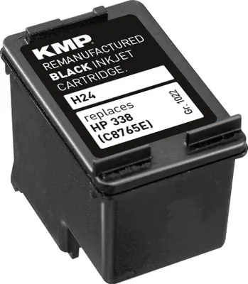 Produktbild von KMP Tintenpatrone passend für HP 338 Black C8765EE