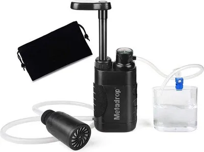 Produktbild von Famanu Wasserfilterpumpe - 0,01 Mikron Wasserfilter - 4 Filterstufen