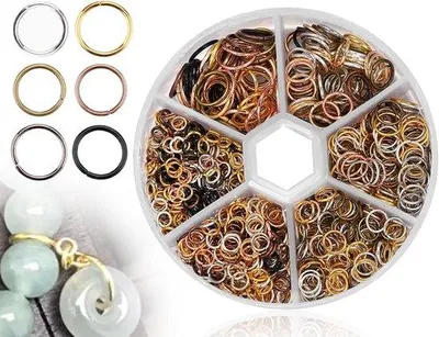 Obrázek produktu pro Sada 970 kusů pro otevírání rozdělovacích kroužků – 4/5/6/7/8/10 mm – nerezová ocel