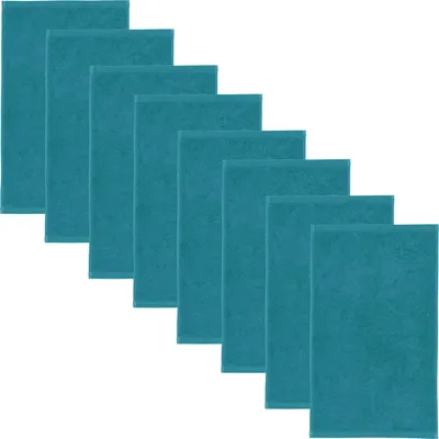 Produktbild von Erwin Müller Gästetuch Heidenheim" 8er-Pack petrol 30x50 cm"