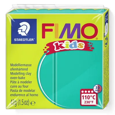 Produktbild von STAEDTLER FIMO kids 8030 ofenhärtende Modelliermasse Einzelprodukt, 42g, grün