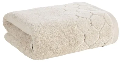 Immagine prodotto di EUROFIRANY | Telo da bagno - Telo da doccia - Asciugamano - 50 x 90 cm - beige - 100% cotone - Telo da sauna - Bagno