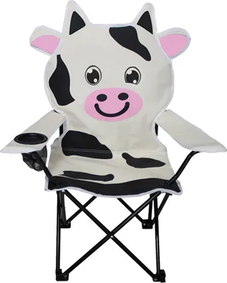 Produktbild von Kinder Anglersessel mit Getränkehalter und Tasche Motiv Kuh