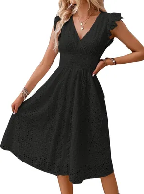 Productafbeelding van Currero Zomerjurk Dames Zwart M