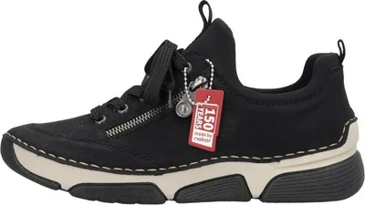 Produktbild von Rieker - Damenslipper - schwarz/schwarz 4597300 (247/schwarz/schwarz)