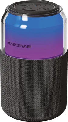Image de Xssive Enceinte portable sans fil - Enceinte mobile Bluetooth noire