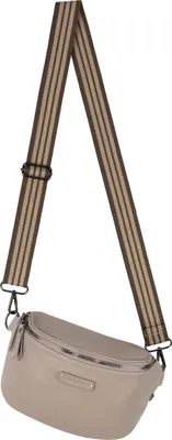 Produktbild von Bauchtasche Crossbody-Bag Umhängetasche Kunstleder Italy-Design TAUPE (66634)