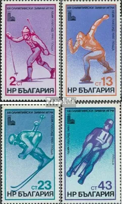 Produktbild von Briefmarken Bulgarien 1979 Mi 2824-2827 (kompl.Ausg.) postfrisch Olympische Winterspiele 80