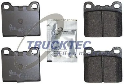 Produktbild von TRUCKTEC AUTOMOTIVE Bremsbeläge Satz Hinten Bremsklötze passend für MERCEDES-BENZ Stufenheck (W123) 02.35.131