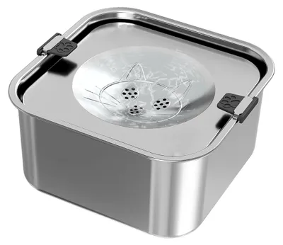 Produktbild von Wassernapf für Hunde 3L aus 304 Edelstahl, Auslaufsicher und Spülmaschinenfest