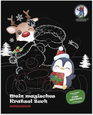 Produktbild von URSUS 24530003F, 12 Seiten, Junge/Mädchen, Bilder-Set zum Ausmalen