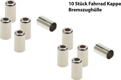 Produktbild von 10 Stück Fahrrad Außenhüllen End Kappen Hülsen Ferrule Bremshüllen