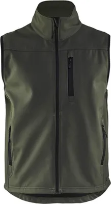 Produktbild von Blakläder Softshell Weste 8170 2515 in diversen Farben, Farbe:armeegrün, Größe:XS