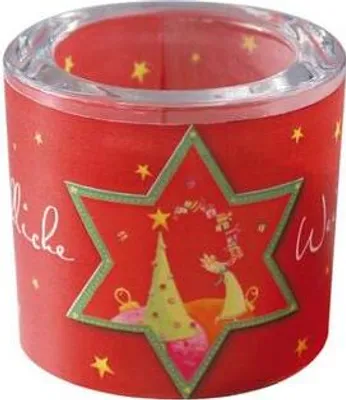 Produktbild von Glaswindlicht LichtMoment "Fröhliche Weihnachten"
