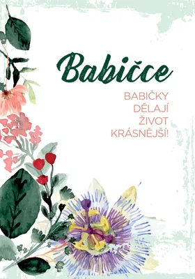 Obrázek produktu pro Přání babičce