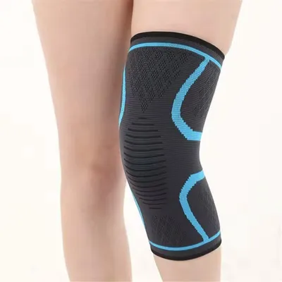 Immagine prodotto di Fascia elastica per il ginocchio – Supporto per il ginocchio – Bendaggio per il ginocchio – Fascia per il ginocchio – Dolore al ginocchio – Uso quotidiano – Blu – Taglia XL – Supporto sportivo – CHPN