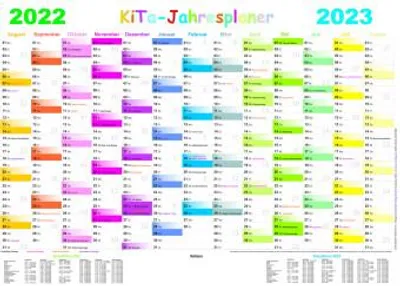 Produktbild von Kita-Jahresplaner 2022/2023